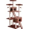Frisco 72-in Large Base Faux Fur Cat Tree & Condo -Pawfect Care 101809 MAIN. AC SS1800 V1584451049