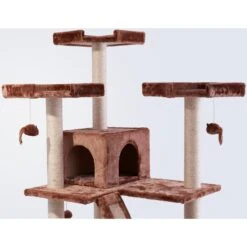Frisco 72-in Large Base Faux Fur Cat Tree & Condo -Pawfect Care 101809 PT2. AC SS1800 V1584452233