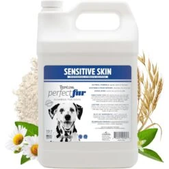 TropiClean PerfectFur Gentle For Sensitive Skin 10:1 Concentrated Groomer Gallon Dog & Cat Shampoo, 1-gal Bottle