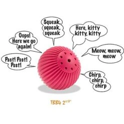 Pet Qwerks Babble Ball Kitten Toy With Catnip -Pawfect Care 102237 PT1. AC SS1800 V1589901125