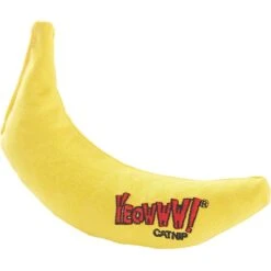 Yeowww! Catnip Yellow Banana Cat Toy -Pawfect Care 102761 PT8. AC SS1800 V1500564119