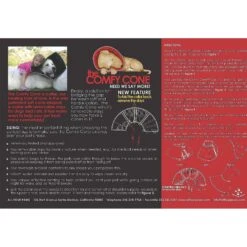 All Four Paws Comfy Cone E-Collar For Dogs & Cats, Black -Pawfect Care 106789 PT3. AC SS1800 V1517351190