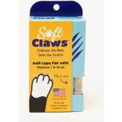Soft Claws Cat Nail Caps, 40 Count