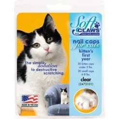 Soft Claws Nail Caps For Kittens, 40 Count