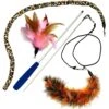 Pet Fit For Life 3 Feather Dual Rod Wand Cat Toy -Pawfect Care 109316 MAIN. AC SS1800 V1487100250
