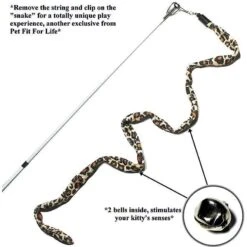 Pet Fit For Life 3 Feather Dual Rod Wand Cat Toy -Pawfect Care 109316 PT4. AC SS1800 V1494537066