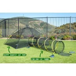 Outback Jack Kitty Compound Cat Playpen Tent & Tunnel -Pawfect Care 111178 PT3. AC SS1800 V1561727229