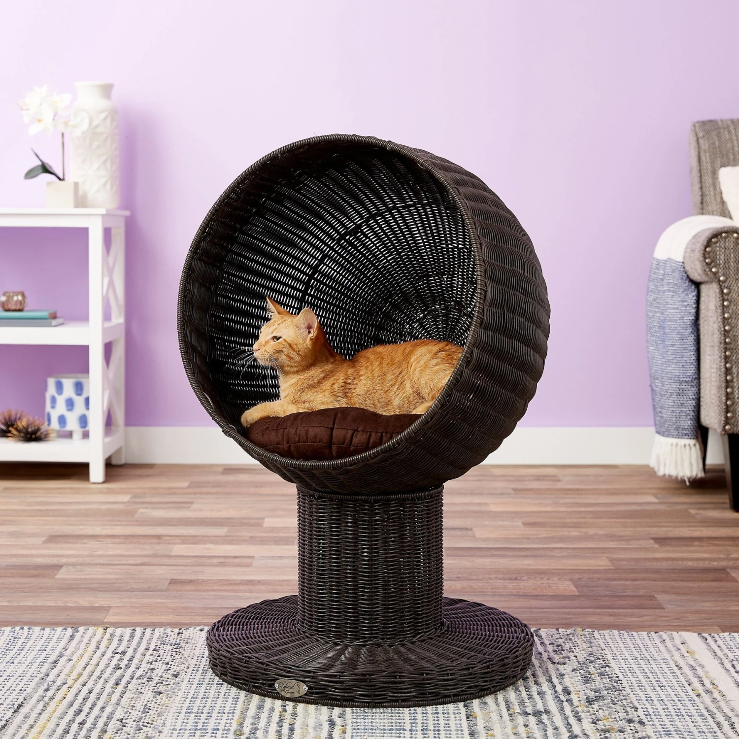 The Refined Feline Kitty Ball Cat Bed 3 The Refined Feline Kitty Ball Cat Bed