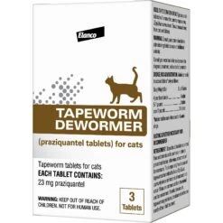Elanco Dewormer For Tapeworms For Cats -Pawfect Care 112342 PT2. AC SS1800 V1634672191