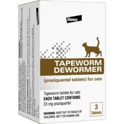 Elanco Dewormer For Tapeworms For Cats -Pawfect Care 112342 PT3. AC SS1800 V1634672181