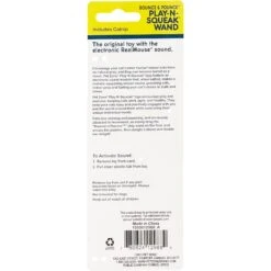 Pet Zone Bounce & Pounce Wand Cat Toy With Catnip -Pawfect Care 115580 PT6. AC SS1800 V1527269253