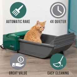 Pet Zone Smart Scoop Automatic Self-Cleaning Cat Litter Box -Pawfect Care 115602 PT2. AC SS1800 V1622572973