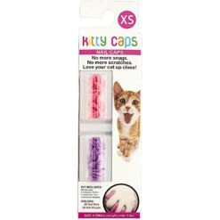 Kitty Caps Cat Nail Caps, Color Varies, 40 Count -Pawfect Care 118155 PT2. AC SS1800 V1492121225