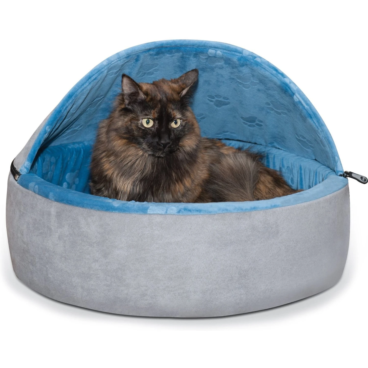 K&H Pet Products Self-Warming Hooded Cat Bed 3 K&H Pet Products Self-Warming Hooded Cat Bed