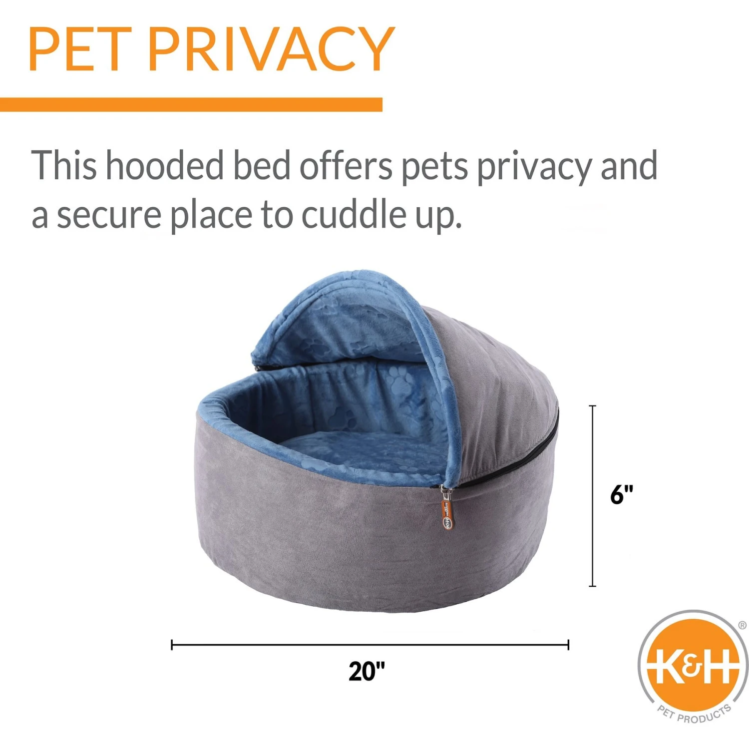 K&H Pet Products Self-Warming Hooded Cat Bed 5 K&H Pet Products Self-Warming Hooded Cat Bed - Image 3