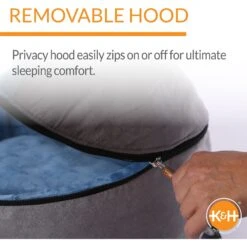K&H Pet Products Self-Warming Hooded Cat Bed 14 K&H Pet Products Self-Warming Hooded Cat Bed -Pawfect Care 121182 PT3. AC SS1800 V1694454175