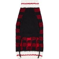 Chilly Dog Buffalo Plaid Dog & Cat Sweater -Pawfect Care 121710 PT4. AC SS1800 V1540220816