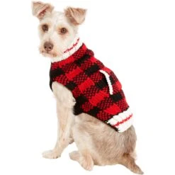 Chilly Dog Buffalo Plaid Dog & Cat Sweater -Pawfect Care 121710 PT5. AC SS1800 V1540220819