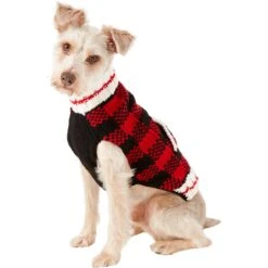Chilly Dog Buffalo Plaid Dog & Cat Sweater -Pawfect Care 121710 PT6. AC SS1800 V1540220824