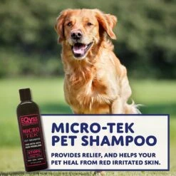 EQyss Grooming Products Micro-Tek Dog & Cat Shampoo, 16-oz Bottle -Pawfect Care 121792 PT2. AC SS1800 V1624080454