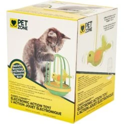 Pet Zone Caged Canary Interactive Cat Toy -Pawfect Care 122850 PT1. AC SS1800 V1527258031