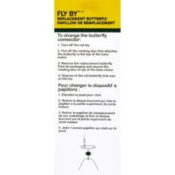 Pet Zone Fly By Replacement Butterfly Cat Toy -Pawfect Care 122852 PT3. AC SS1800 V1545248528