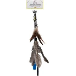 Pet Fit For Life 2 Guinea Feather Wand Cat Toy -Pawfect Care 123811 PT6. AC SS1800 V1589320689