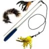 Pet Fit For Life 2 Feathers & 1 Coon Tail Wand Cat Toy -Pawfect Care 123824 MAIN. AC SS1800 V1589320856