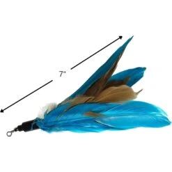 Pet Fit For Life 7 Piece Replacement Feather Pack For Wand Cat Toy -Pawfect Care 123827 PT1. AC SS1800 V1589320866