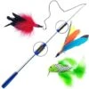 Pet Fit For Life 3 Piece Retractable Feather Wand Cat Toy -Pawfect Care 123831 MAIN. AC SS1800 V1494453953