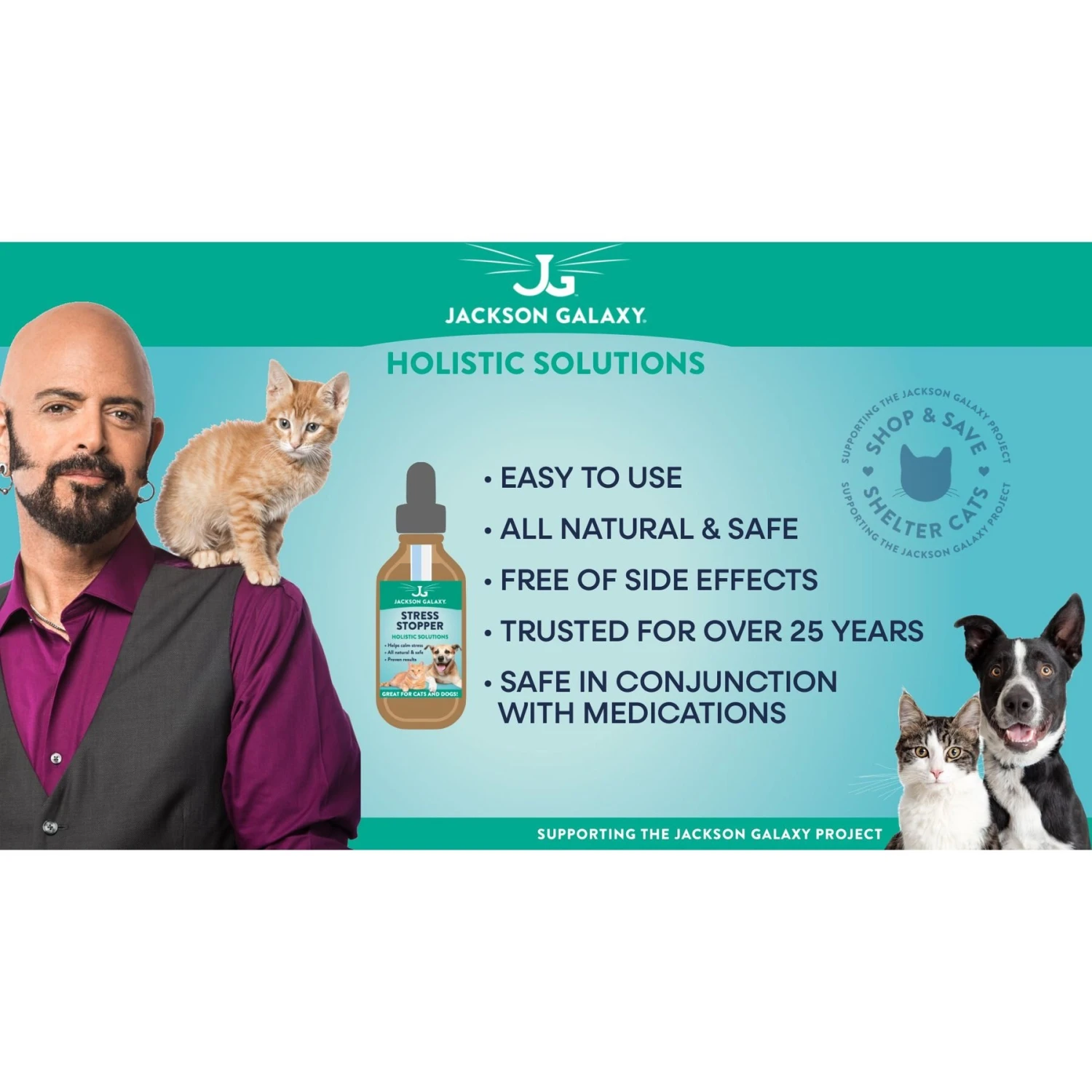 Jackson Galaxy Solutions Solutions Easy Breather Medicine For Respiratory Infections For Cats & Dogs 5 Jackson Galaxy Solutions Solutions Easy Breather Medicine For Respiratory Infections For Cats & Dogs - Image 3