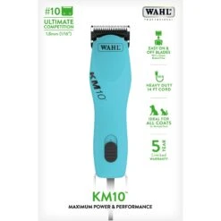 Wahl KM10 Brushless 2-Speed Professional Dog & Cat Hair Grooming Clipper -Pawfect Care 124670 PT5. AC SS1800 V1494968863