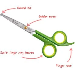 Pet Magasin Dog & Cat Grooming Scissors With Round Safety Tip, 2 Pack -Pawfect Care 125006 PT3. AC SS1800 V1497892383