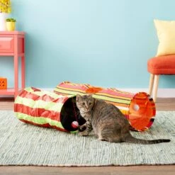 Pet Magasin Collapsible Cat Tunnel Toys, 2-pack 16 Pet Magasin Collapsible Cat Tunnel Toys, 2-pack -Pawfect Care 125032 PT6. AC SS1800 V1527258180