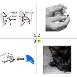 Purrdy Paws Soft Cat Nail Caps -Pawfect Care 126800 PT2. AC SS1800 V1573054099