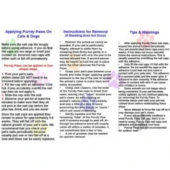 Purrdy Paws Soft Cat Nail Caps -Pawfect Care 126800 PT7. AC SS1800 V1573054099