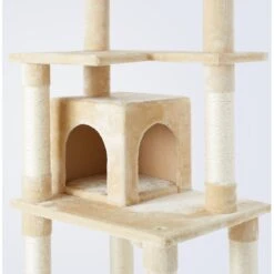 Frisco 78-in Faux Fur Cat Tree & Condo -Pawfect Care 128068 PT3. AC SS1800 V1505930982