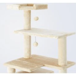 Frisco 78-in Faux Fur Cat Tree & Condo -Pawfect Care 128068 PT4. AC SS1800 V1505930980