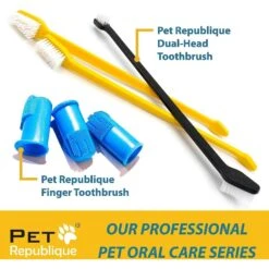 Pet Republique Dog & Cat Finger Toothbrush -Pawfect Care 128489 PT3. AC SS1800 V1617326518