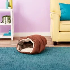 Ethical Pet Sleep Zone Cuddle Cave Cat & Dog Bed, 22-in -Pawfect Care 129156 PT3. AC SS1800 V1542242324