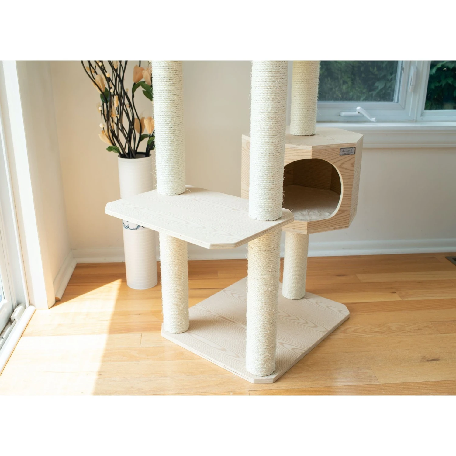 Armarkat 54-in Wooden Cat Tree & Condo 6 Armarkat 54-in Wooden Cat Tree & Condo - Image 4