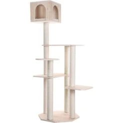 Armarkat 69-in Wooden Cat Tree & Condo -Pawfect Care 130335 PT7. AC SS1800 V1615915294
