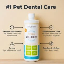Oxyfresh Premium Pet Care Solution Cat & Dog Dental Water Additive -Pawfect Care 131403 PT1. AC SS1800 V1675693838