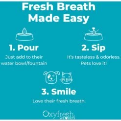 Oxyfresh Premium Pet Care Solution Cat & Dog Dental Water Additive -Pawfect Care 131403 PT7. AC SS1800 V1675703186