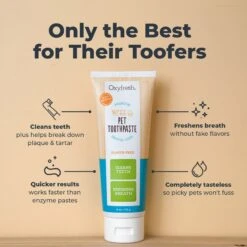 Oxyfresh Premium Vet Formulated Plaque & Tartar Cat & Dog Toothpaste, 4-oz bottle -Pawfect Care 131405 PT1. AC SS1800 V1702312667