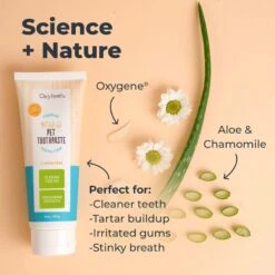 Oxyfresh Premium Vet Formulated Plaque & Tartar Cat & Dog Toothpaste, 4-oz bottle -Pawfect Care 131405 PT3. AC SS1800 V1702312729
