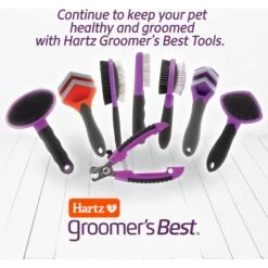 Hartz Groomer's Best Fur Fetcher DeShedding Cat Brush -Pawfect Care 132681 PT6. AC SS1800 V1657655413