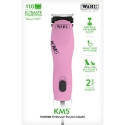 Wahl KM5 Rotary 2-Speed Professional Dog & Cat Clipper Kit -Pawfect Care 134949 PT2. AC SS1800 V1502744762