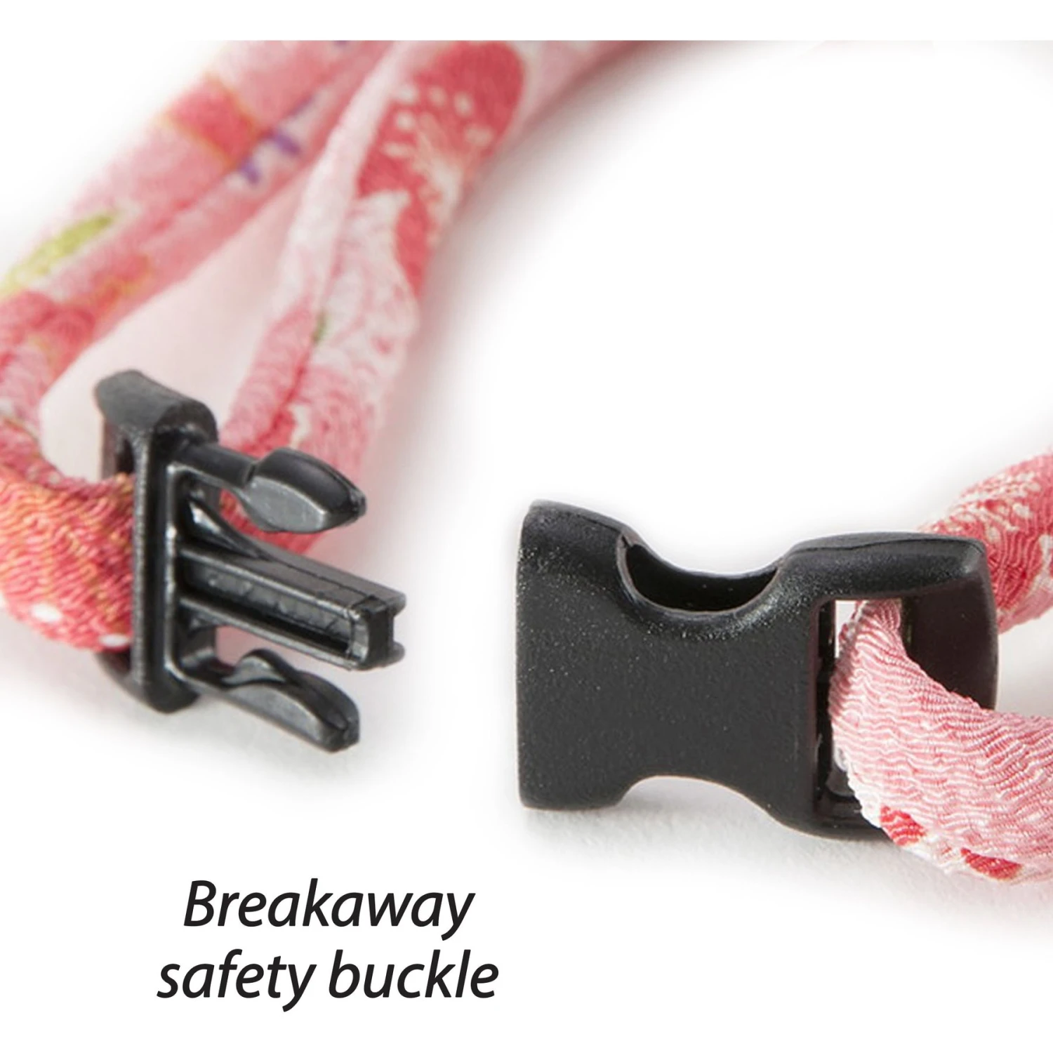 Necoichi Chirimen Clover Breakaway Cat Collar With Bell 5 Necoichi Chirimen Clover Breakaway Cat Collar With Bell - Image 3