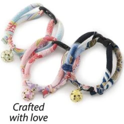 Necoichi Chirimen Clover Breakaway Cat Collar With Bell 16 Necoichi Chirimen Clover Breakaway Cat Collar With Bell -Pawfect Care 137007 PT5. AC SS1800 V1688753310
